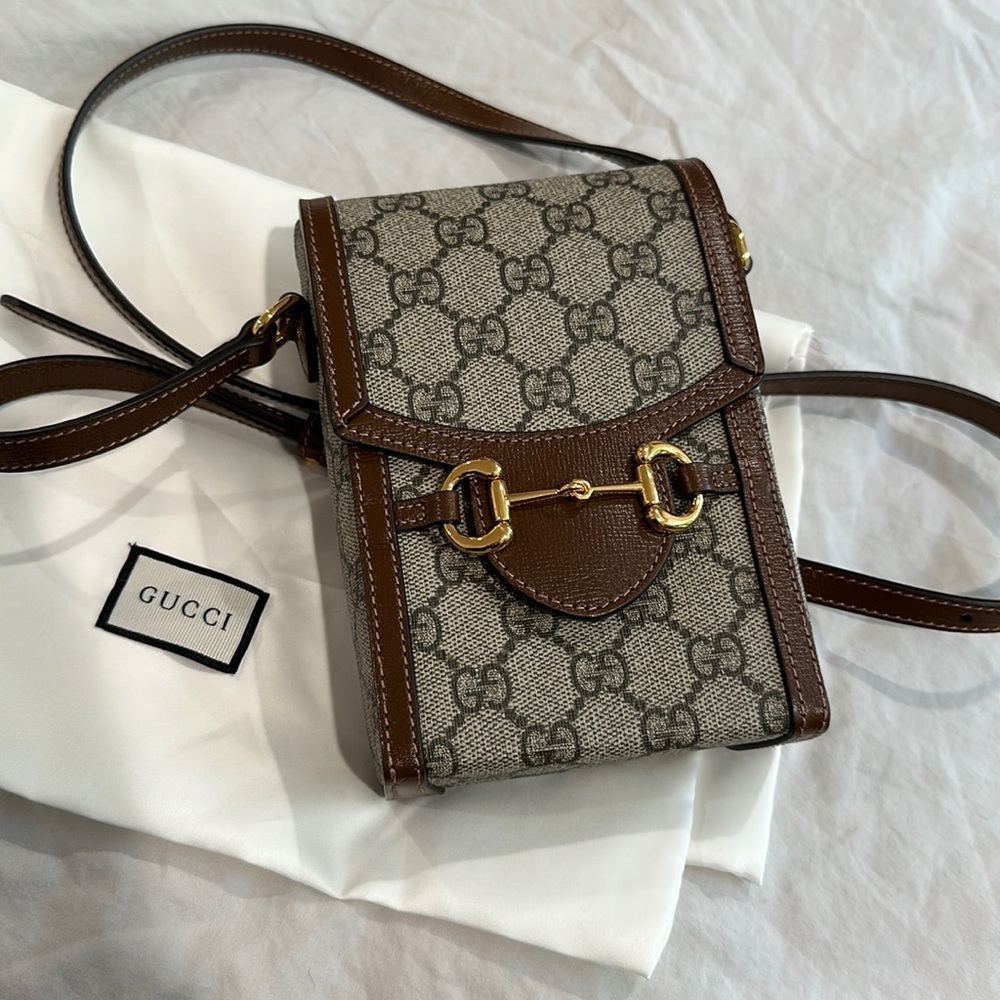 Gucci horsebit 1955 mini bag with dust bag
